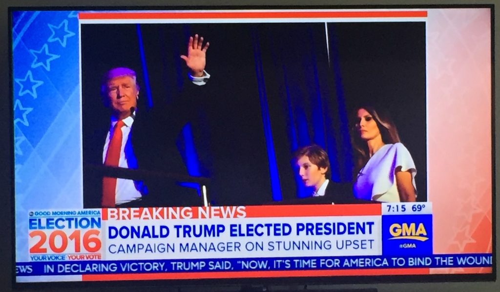 Donald Trump Elected President