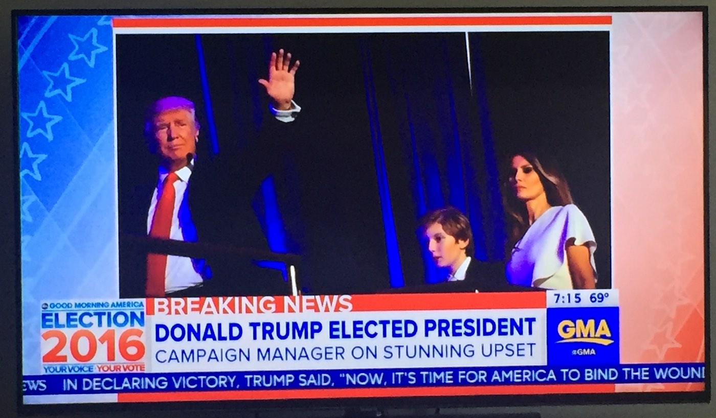 Donald Trump elected US President