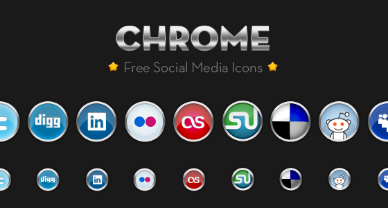 Free Social Media Icon Set: Chrome